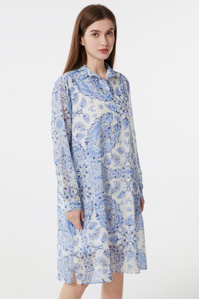 Damen Lang Arm Sommerkleider